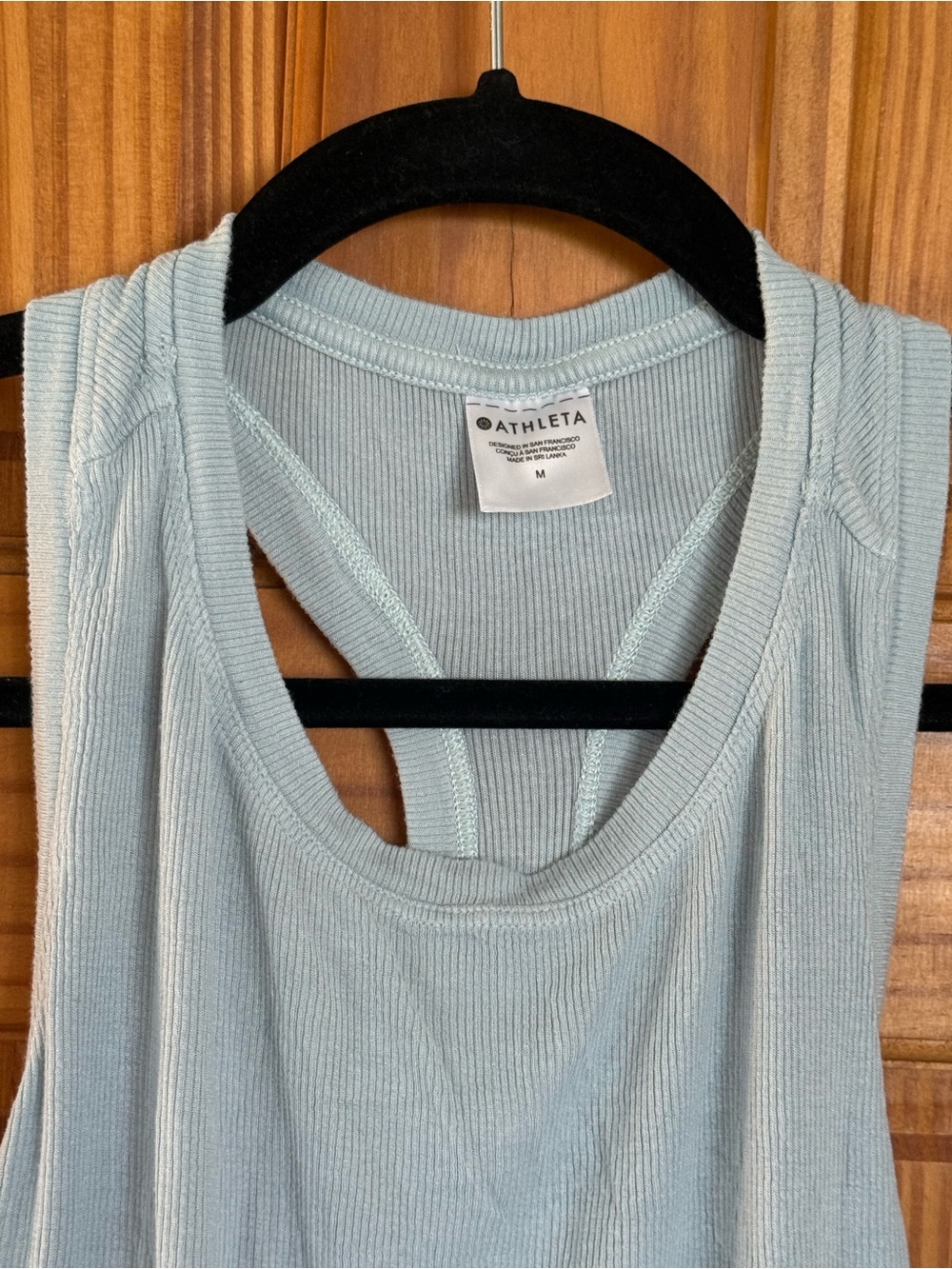 Athleta Light Blue Racerback Tank Top - Picture 2 of 4